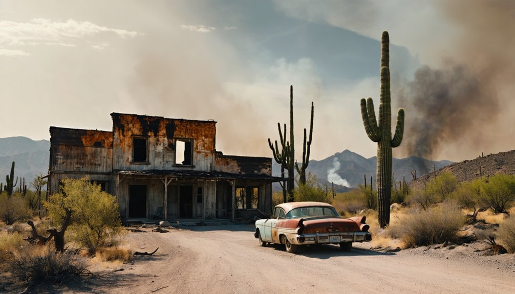 ghost towns wildfires tourism resilience