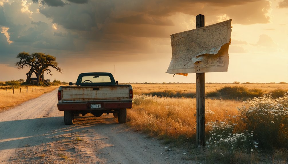 ghostly abandoned historical texas town
