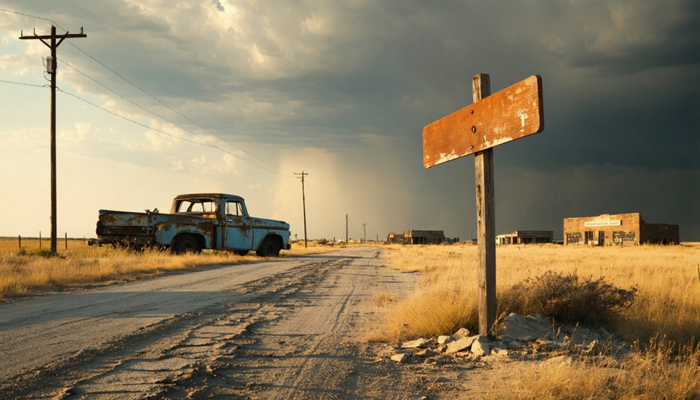 ghostly abandoned oklahoma small town road trip