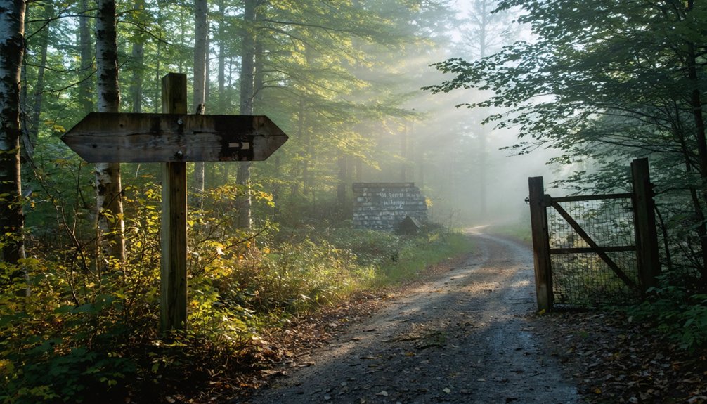 ghostly abandoned town road trip