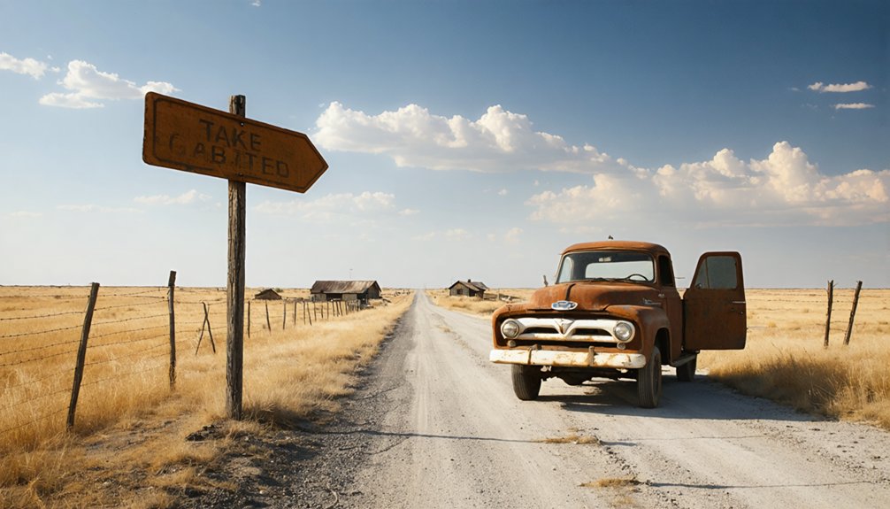 ghostly abandoned town road trip