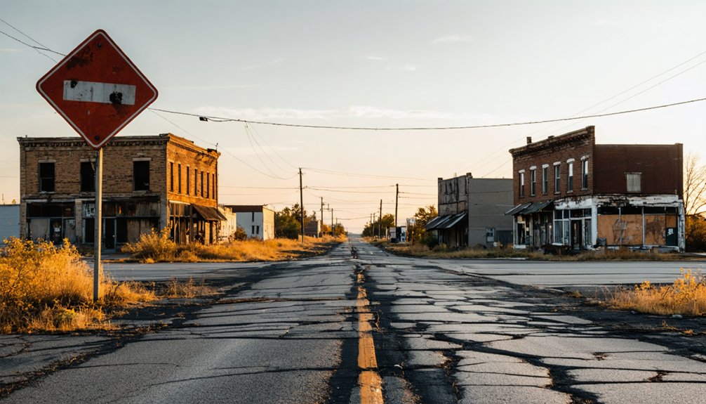 ghostly abandoned town s road trip