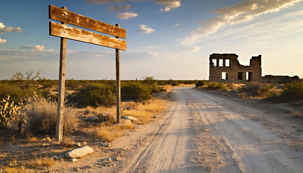 ghostly desert town exploration journey