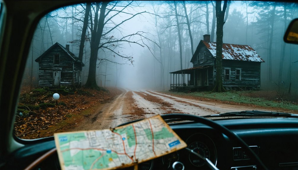 ghostly lights haunt abandoned ruins