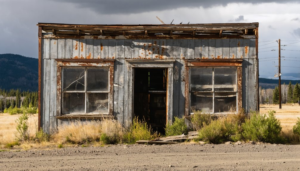 ghostly remnants of prosperity