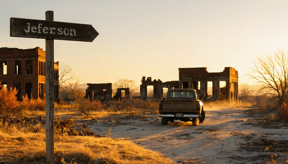 ghostly ruins emerge from seasonal drawdown