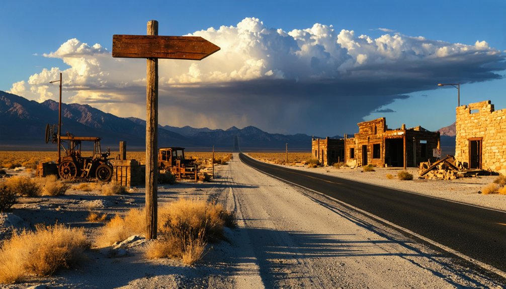 ghostly town road trip california