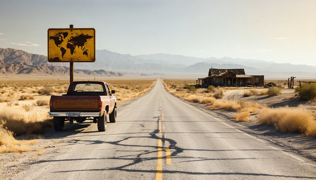 ghostly town road trip california