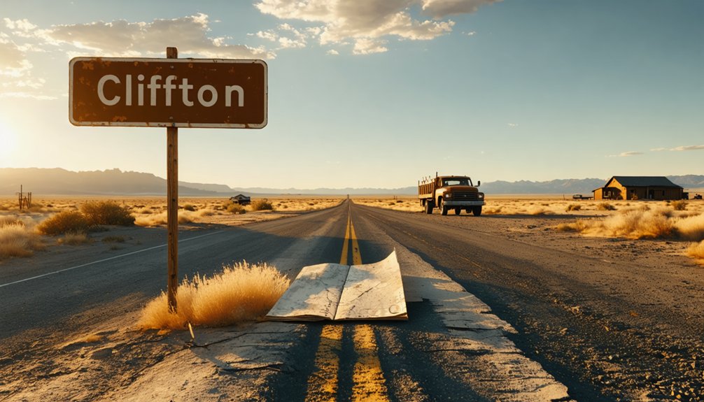 ghostly town road trip destination