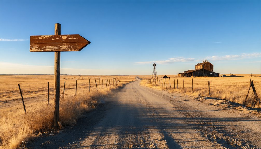 ghostly town road trip destination