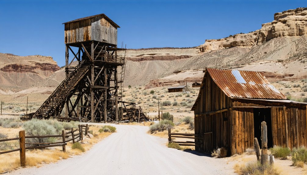 gold veined crumbling hidden abandoned