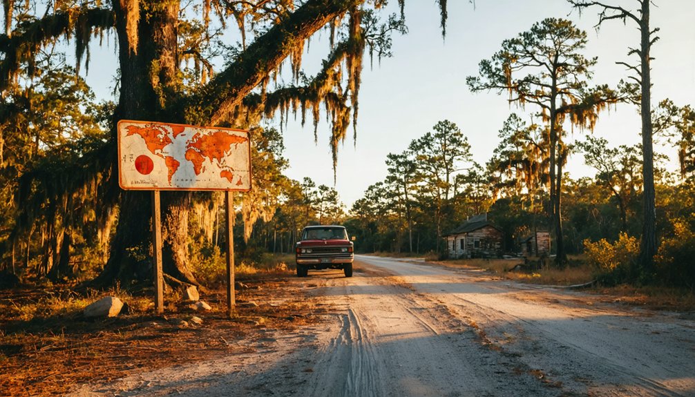 haunting moss draped ruins submerged ghost towns