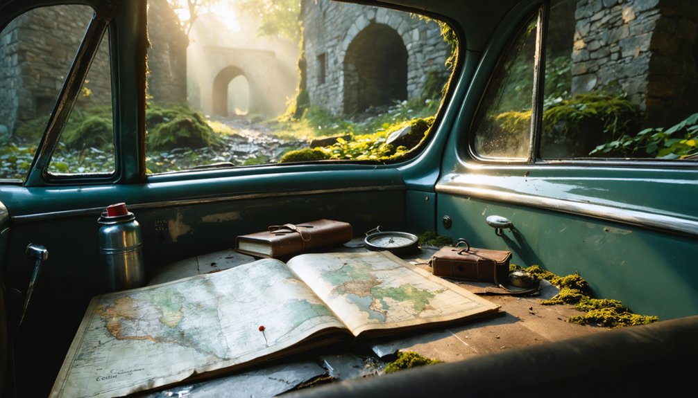 historic ghostly community s ruins