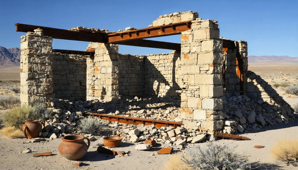 historic mining operations remnants