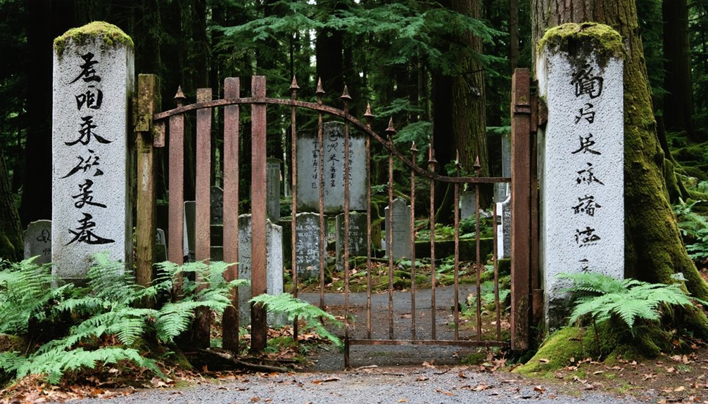 japanese sawmill workers forgotten cemetery