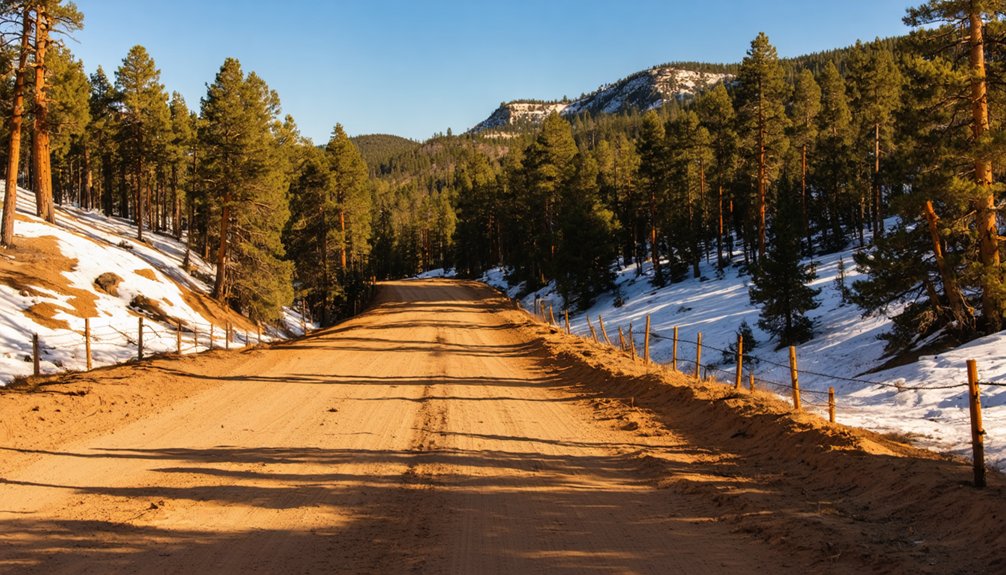 mountain road access timing