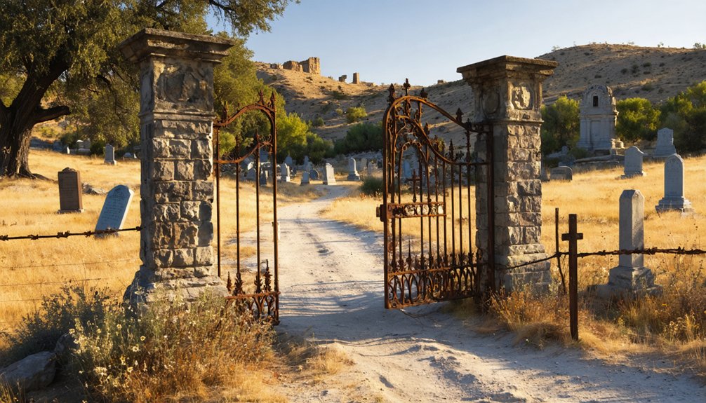 perilous gold rush cemetery history