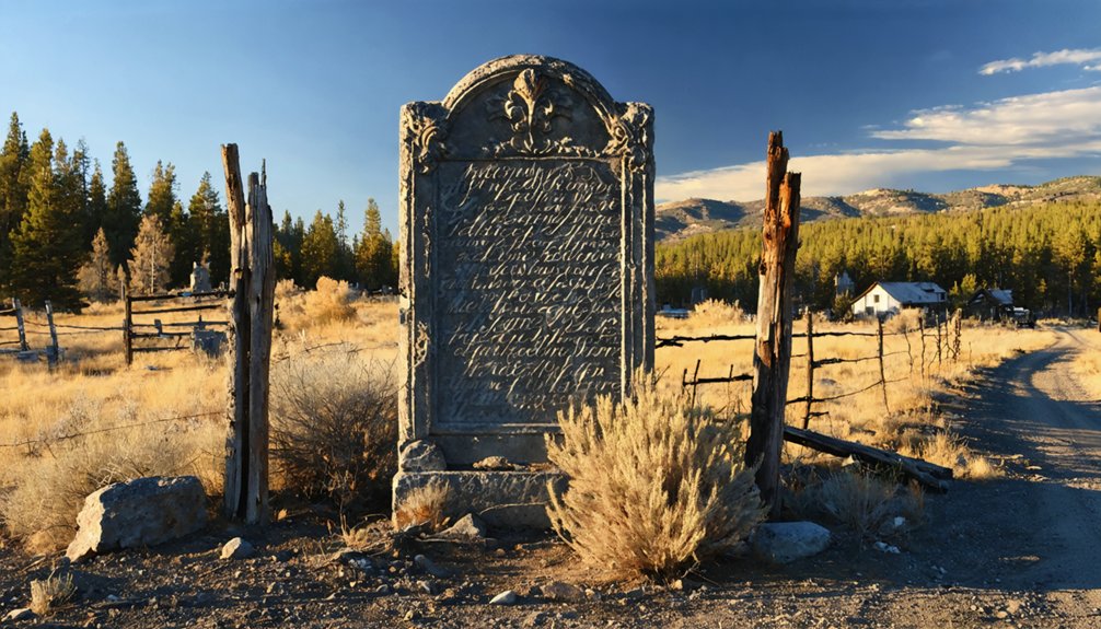 poignant reminders of frontier hardships