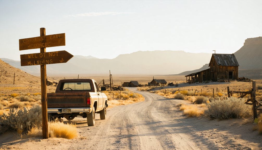 preserved mining camp ghost towns