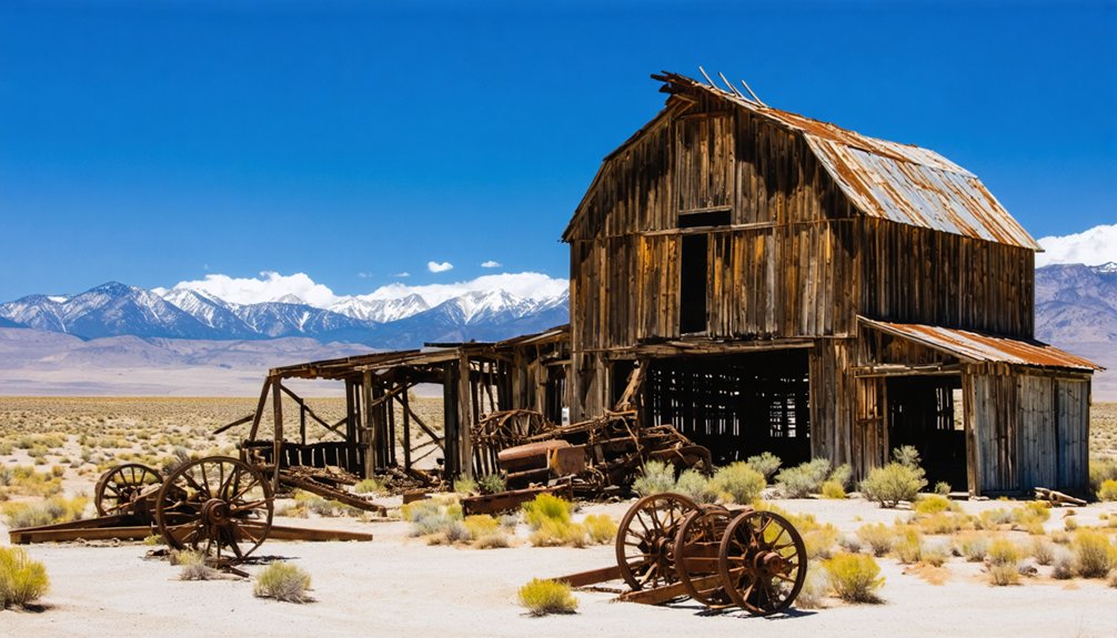 remnants of a bustling gold rush