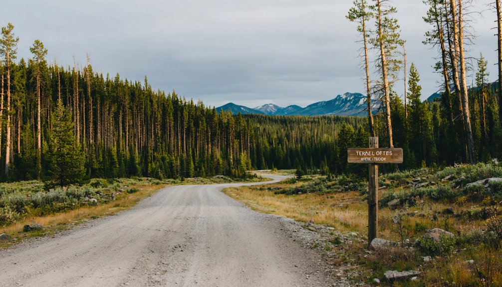 remote mountain backcountry access