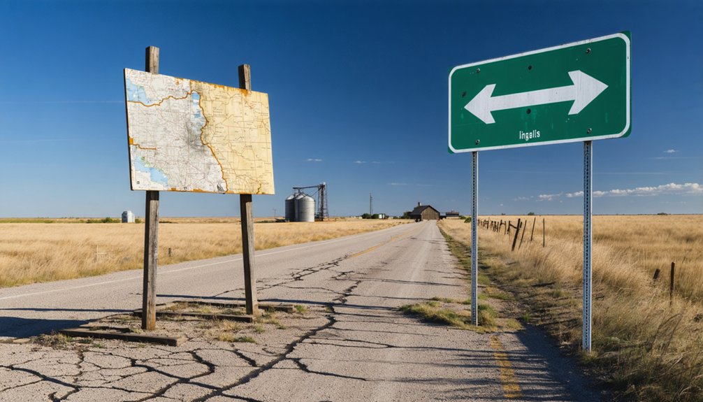 remote rural ghost town access