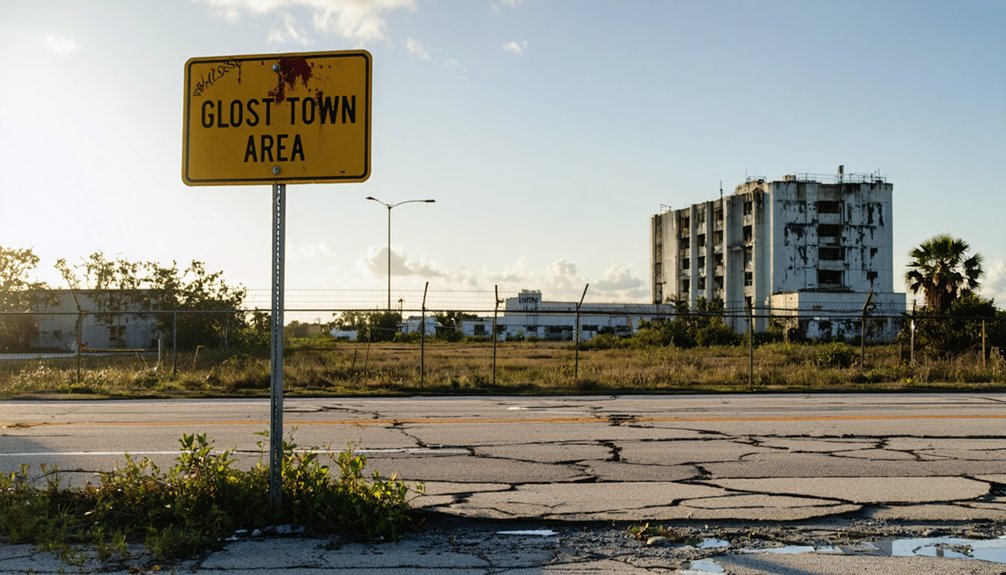 restricted access to ghost towns