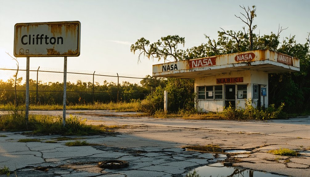 restricted ghostly historic town access