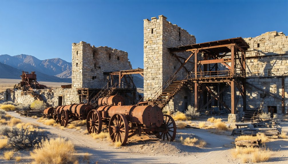 skeletal remains mining structures failed ambition historical significance