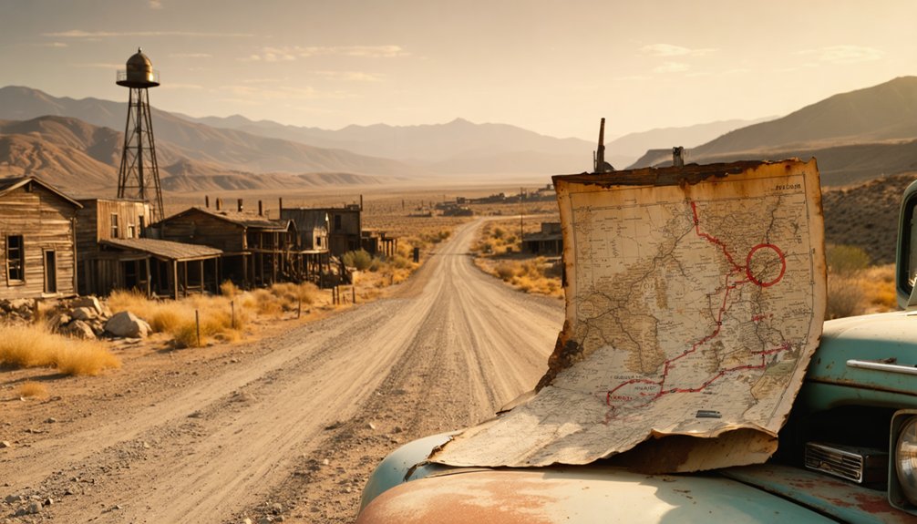 unrestored ghost town relics of history