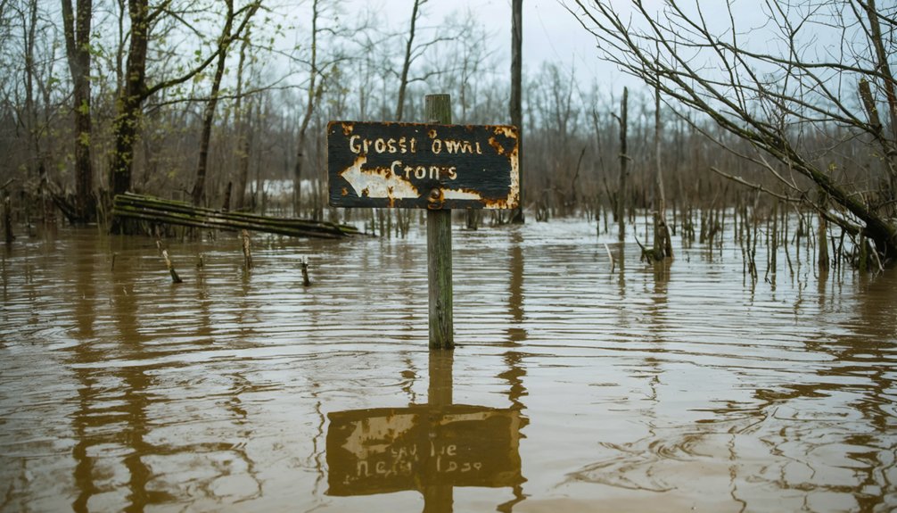 vanished submerged drowned forgotten