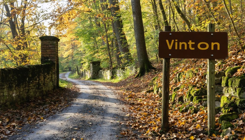vinton s industrial iron furnace ruins