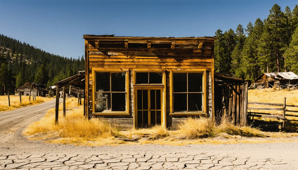 abandoned gold rush relic