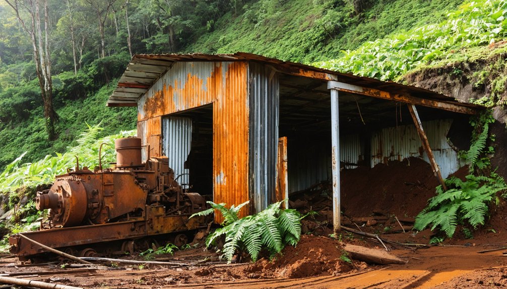abandoned hawaiian mining sites