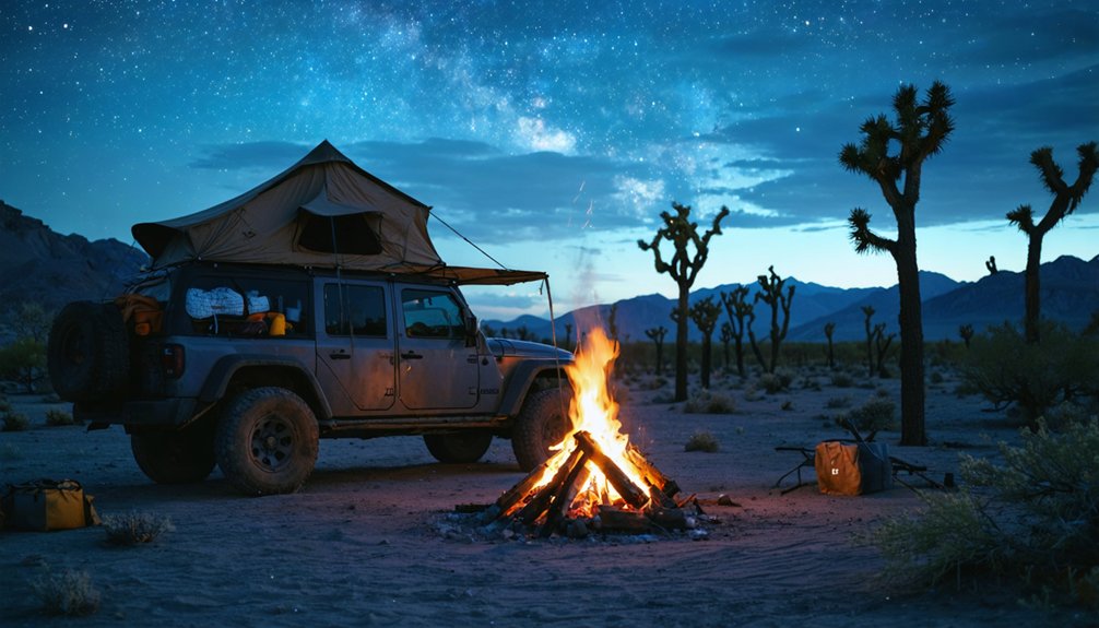 camp freely near ruins