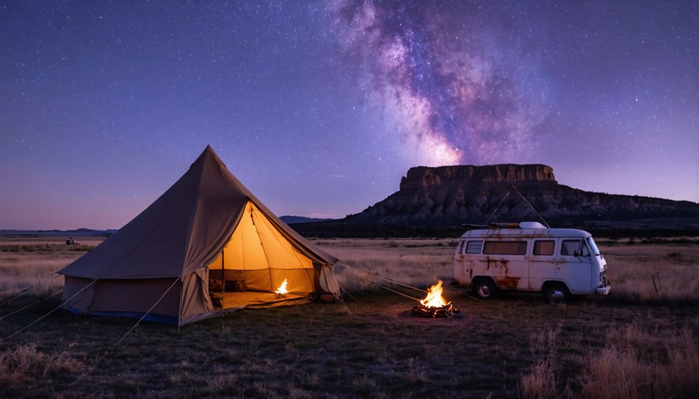 camping near bear butte