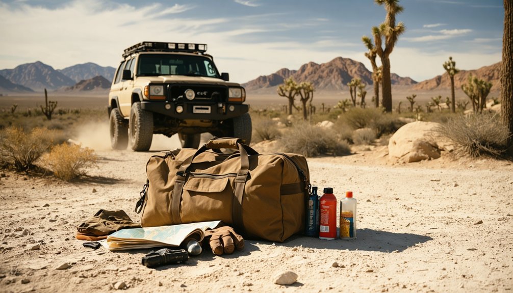 desert drive packing essentials