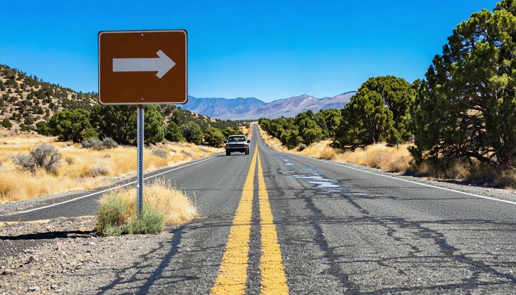 desert drive to vallecito