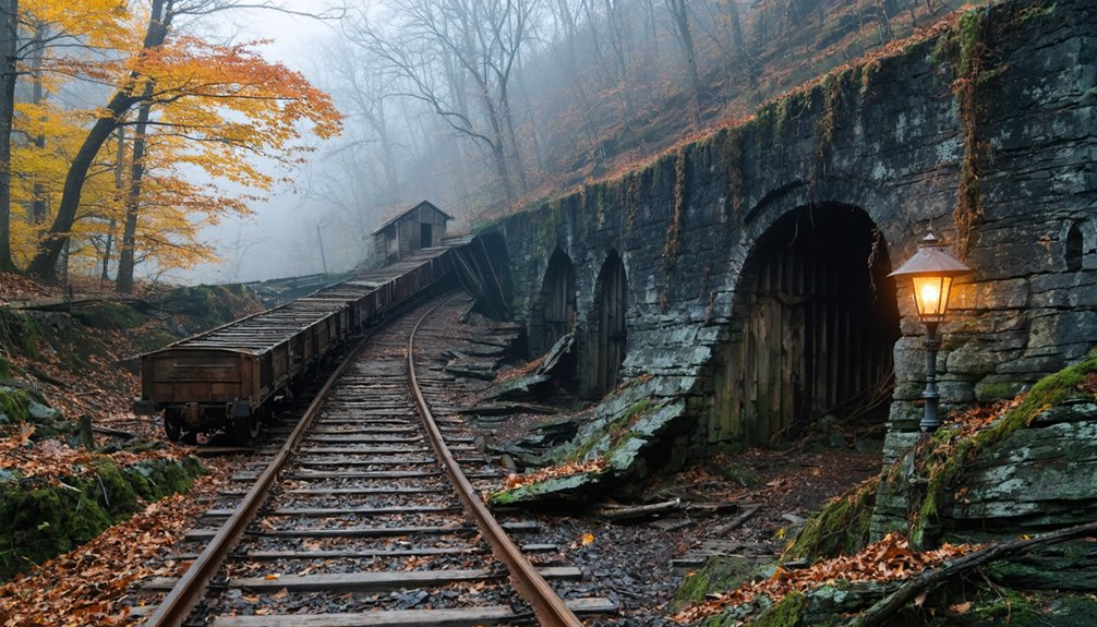 eerie ghost town remnants