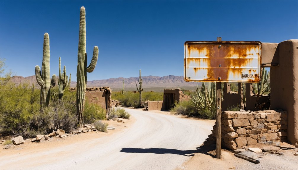 explore gunsight s ghost town