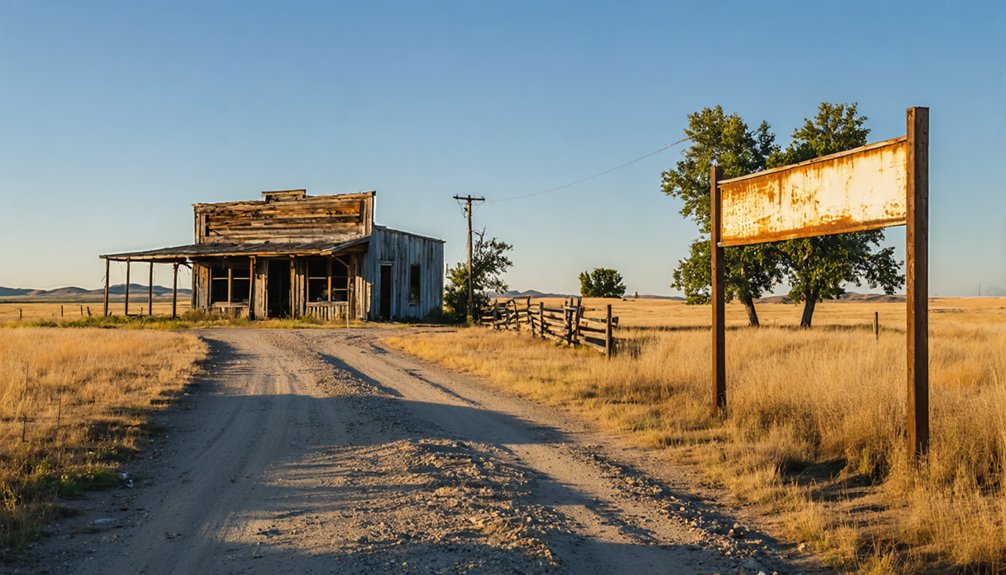 explore hillside ghost town