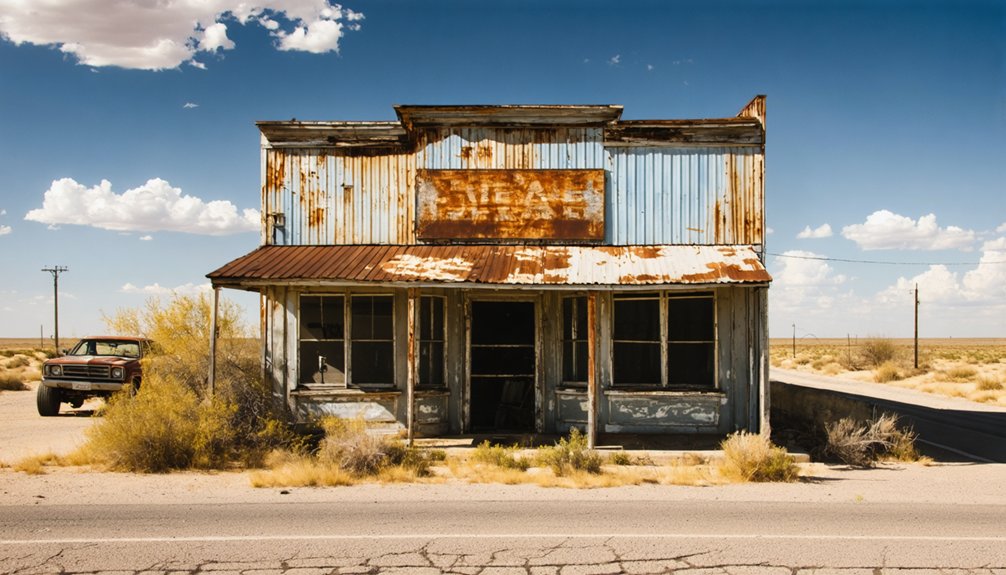 explore sandy hills ghost town
