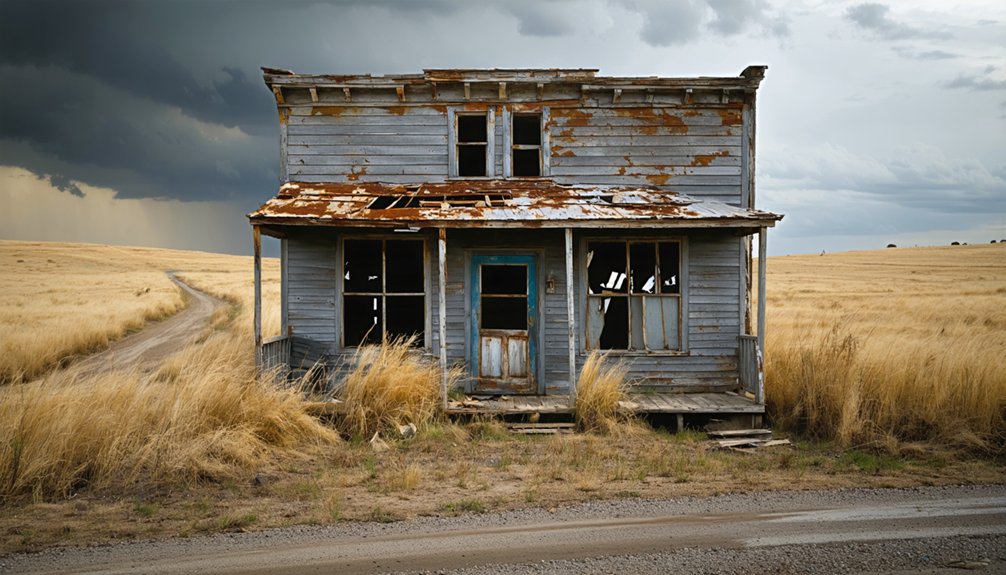forgotten ghost town remnants