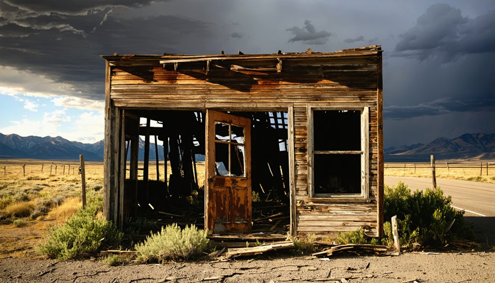 from thriving to abandoned