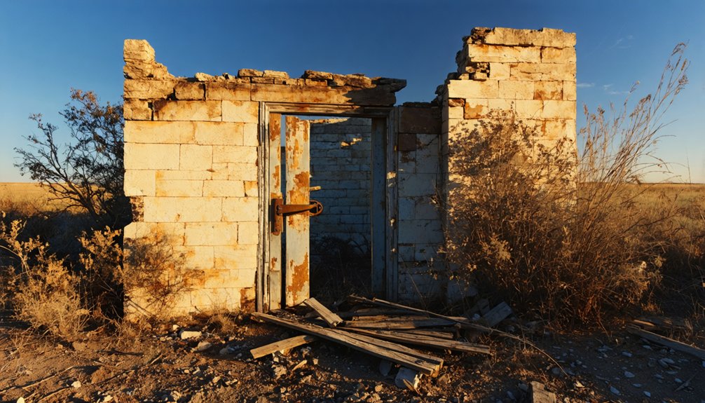 historic ghost town remnants
