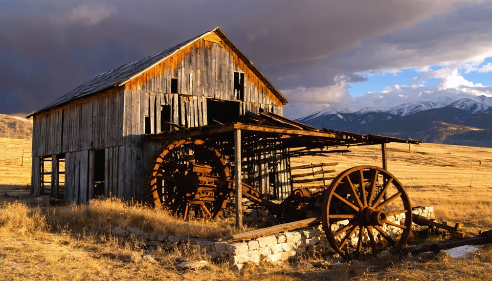 historic ghost town remnants