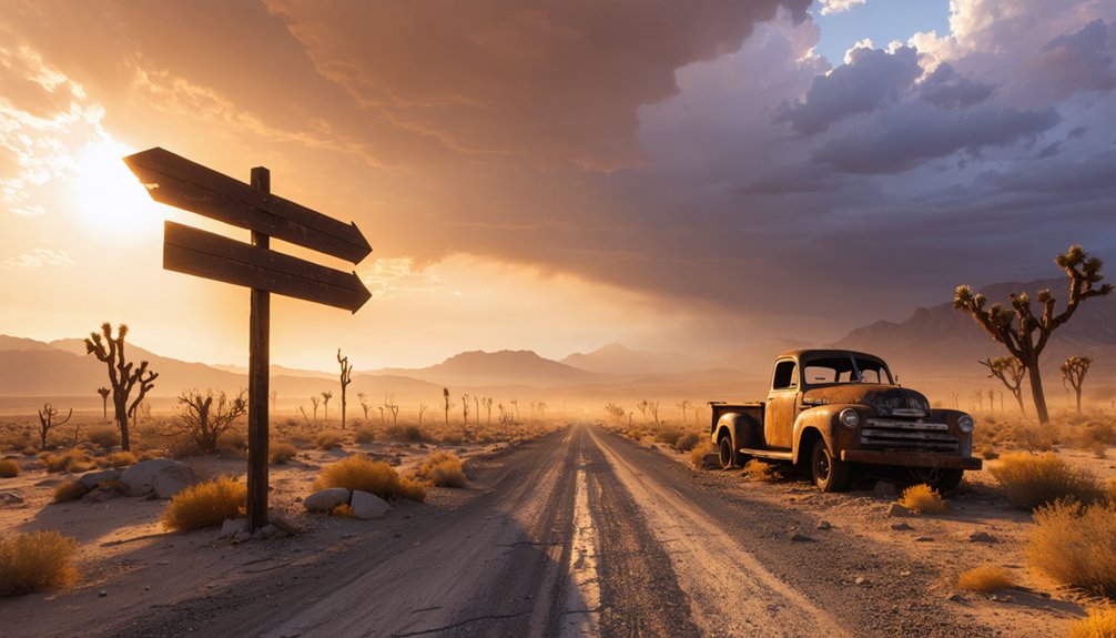 historic mining settlement ruins