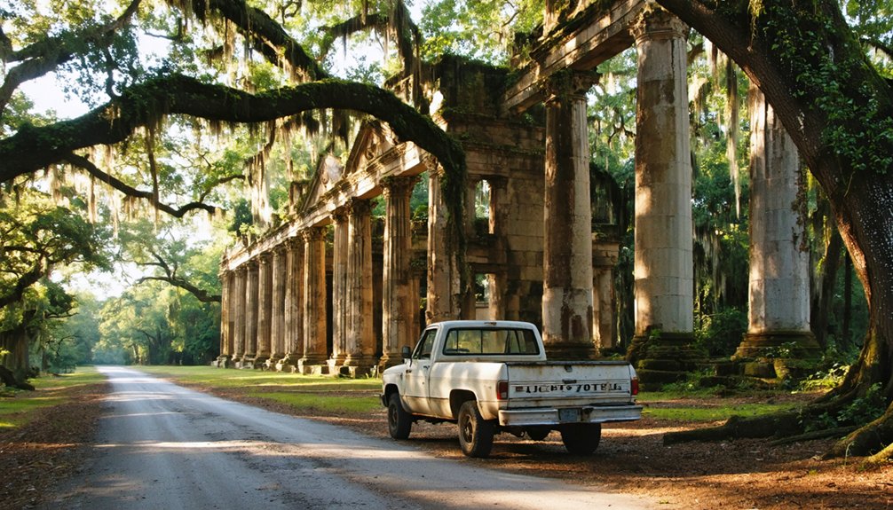 historic ruins and journey