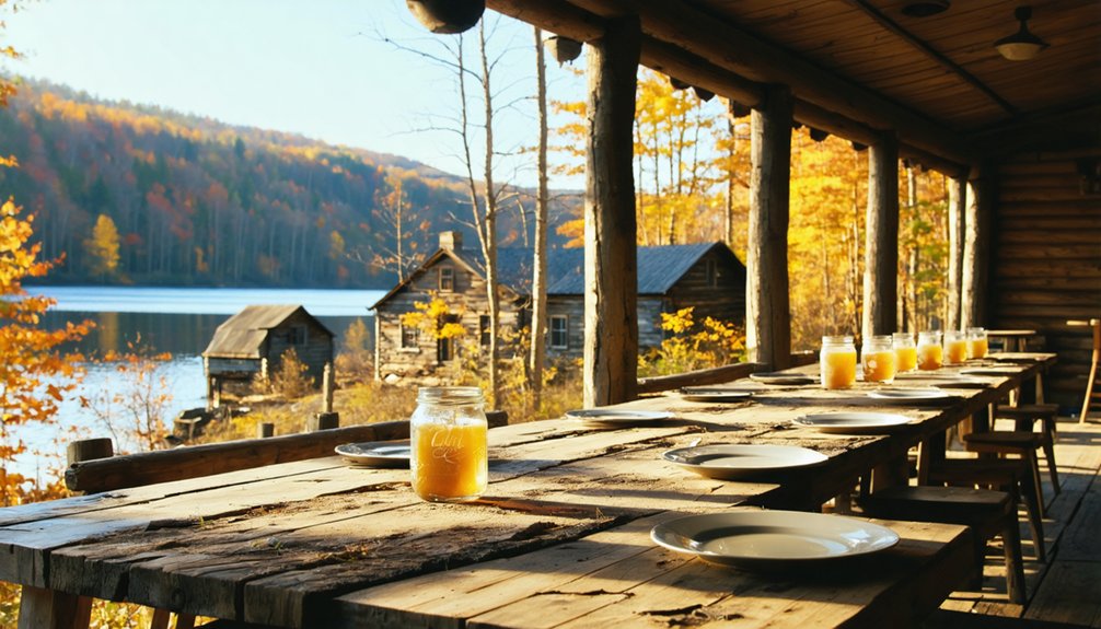 lakeside lodging and dining