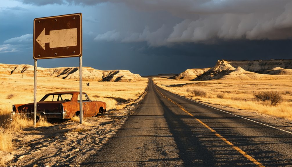 merritt ghost town remnants
